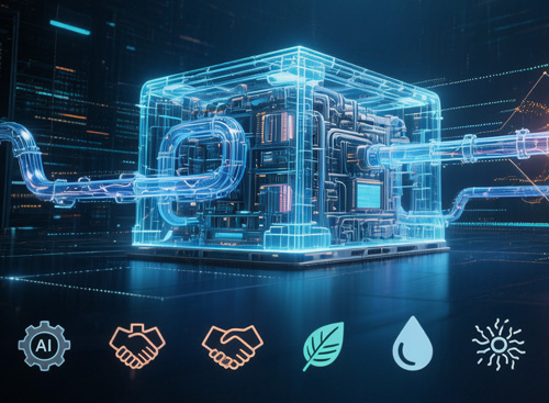 Az ABB befektet az OctaiPipe-ba az adatközpontok hűtésében a mesterséges intelligencia által optimalizált energiahatékonyság fejlesztése érdekében
